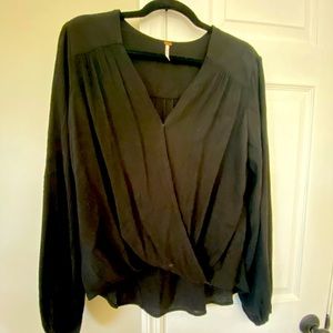 Free People wrap top - M